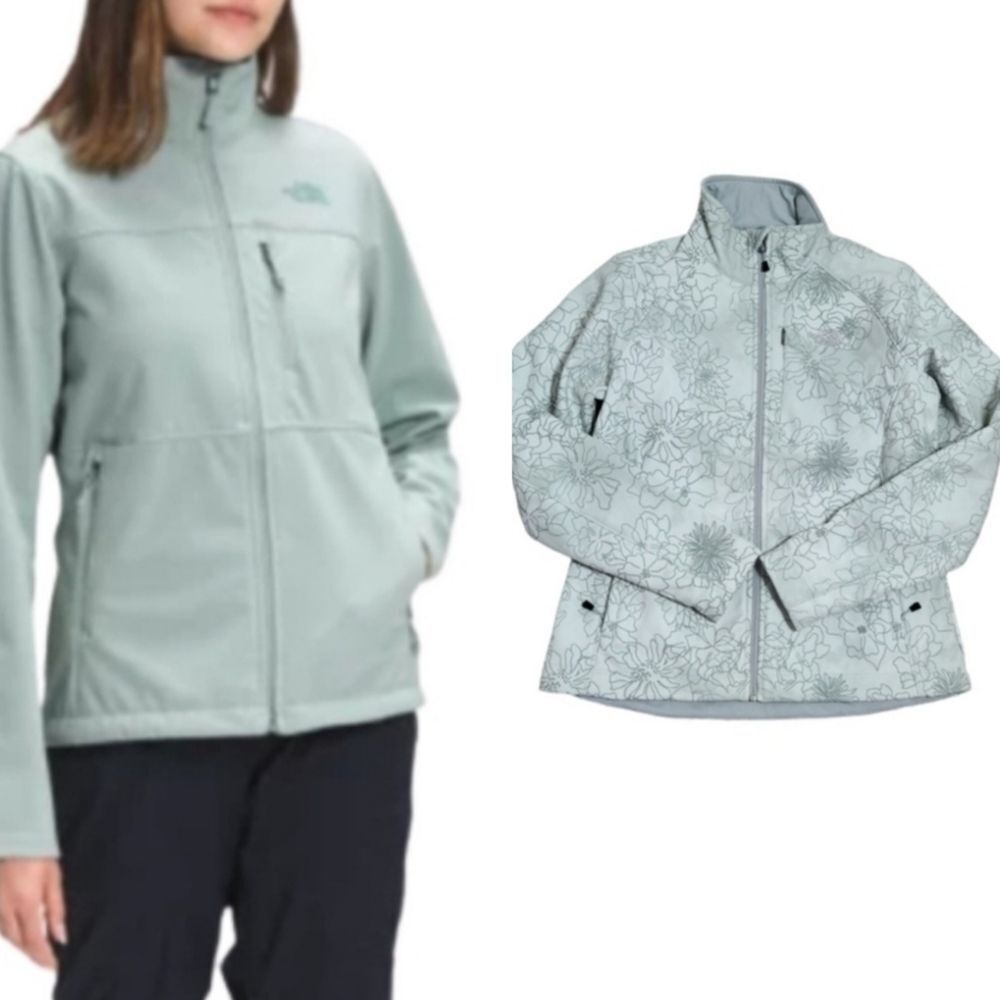 the NORTH FACE Womens Apex Bionic Fleece Floral Jacket Size M